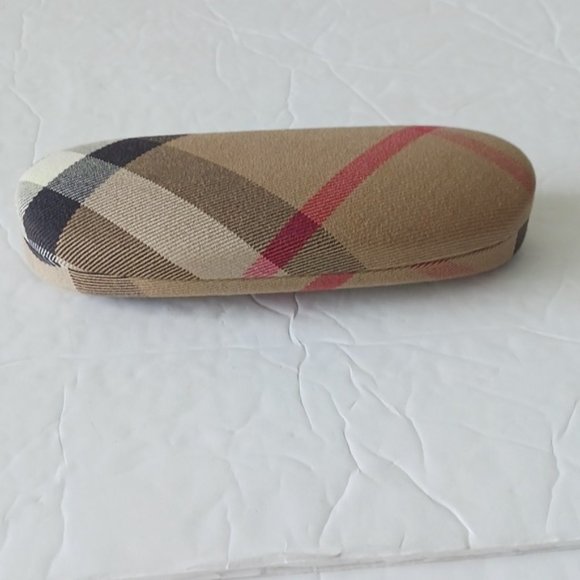 Burberry Check Hard Shell case for eyeglasses made in Italy - Picture 3 of 9